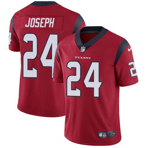 Nike Texans #24 Johnathan Joseph Red Alternate Youth Stitched NFL Vapor Untouchable Limited Jersey